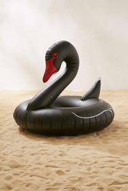 Pool Party-Ready Oversized Black Swan Float 187//280